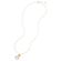 Colar Rose com Pingente de Vidro Transparente  CO01020607DOFO